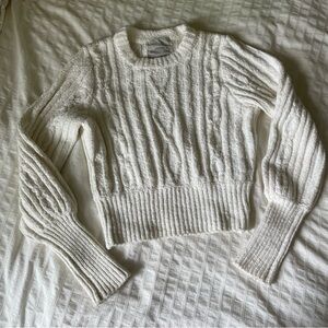 Urban Outfitters cable knit sweater - cream - size S
